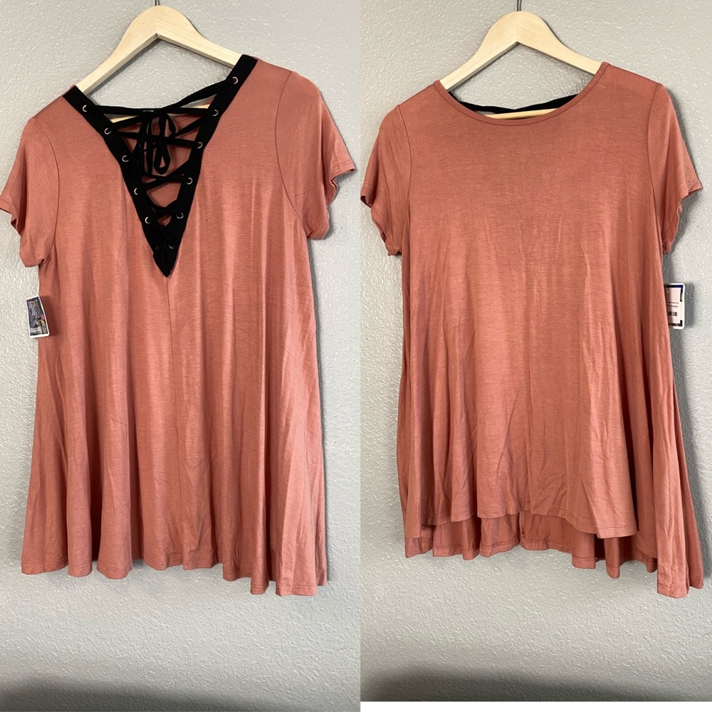 Oddy Mauve Lace Blouse Size S